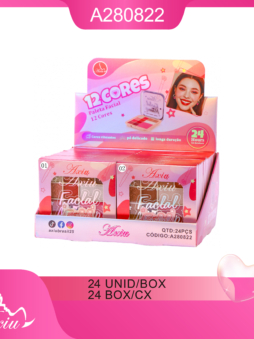 A280822-Paleta facial com 12 cores vibrantes