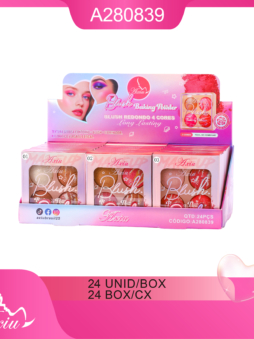 A280839-Blush redondo com 4 cores vibrantes