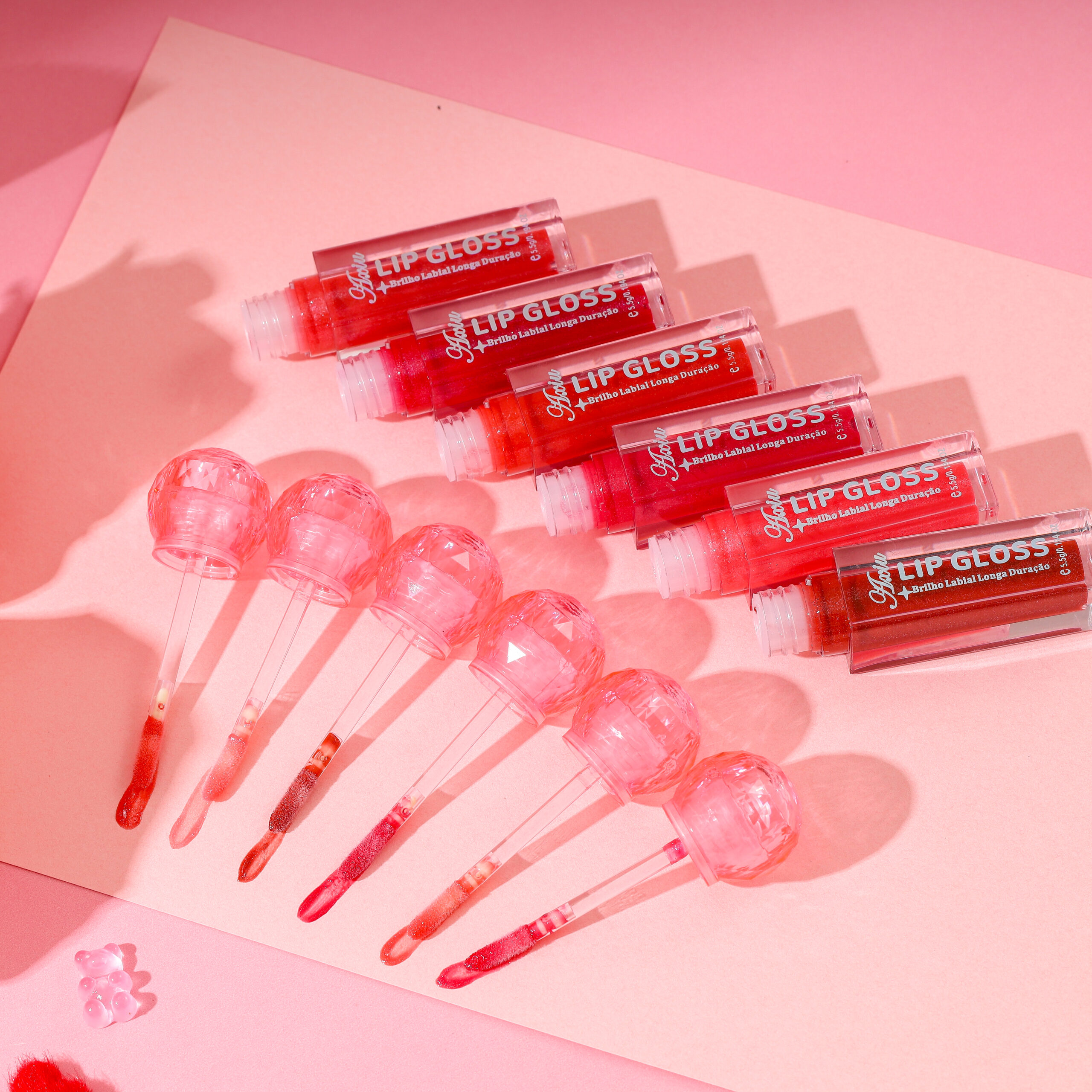 A280303-Gloss labial hidratante de longa duração com brilho intenso. - 图片 3