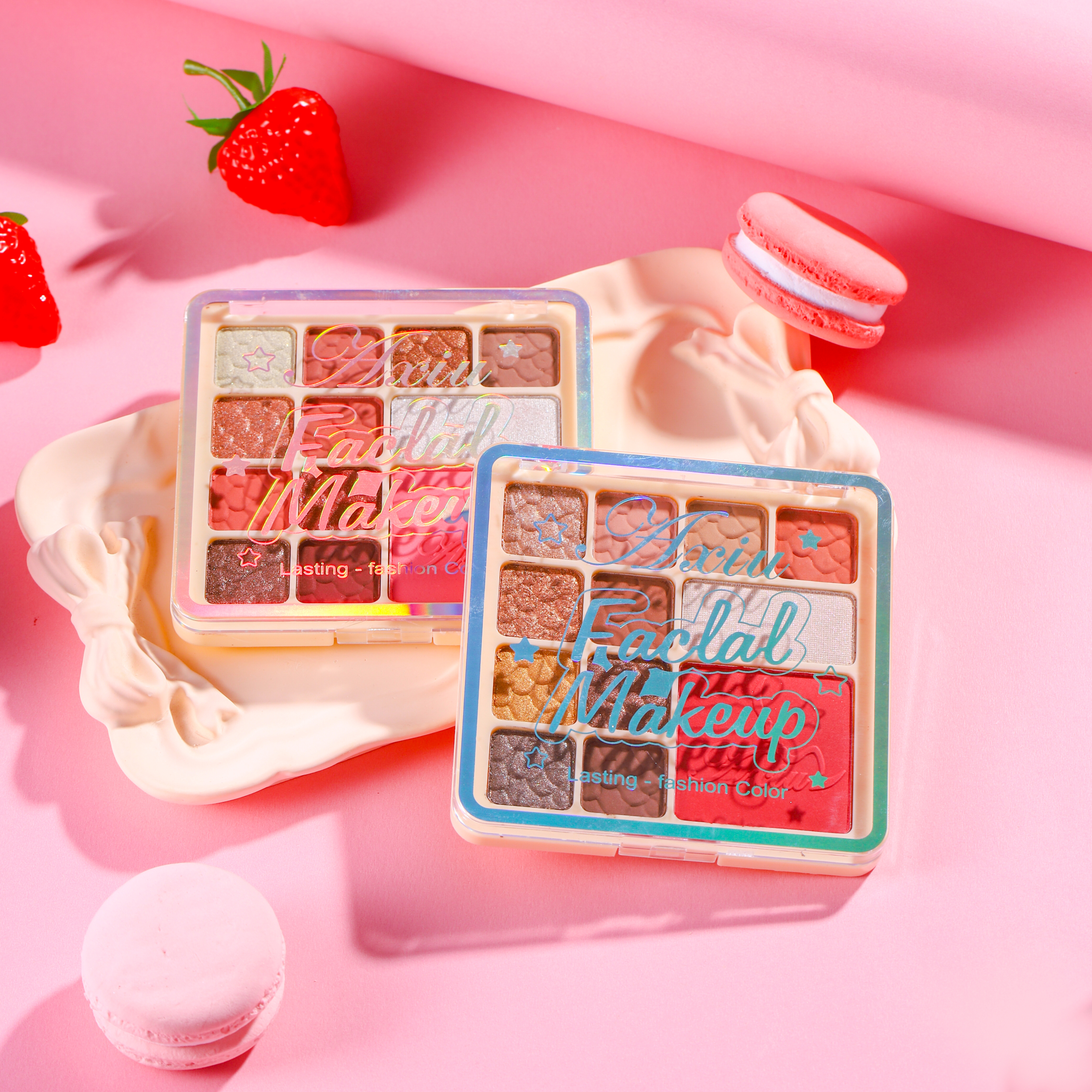 A280822-Paleta facial com 12 cores vibrantes - 图片 3