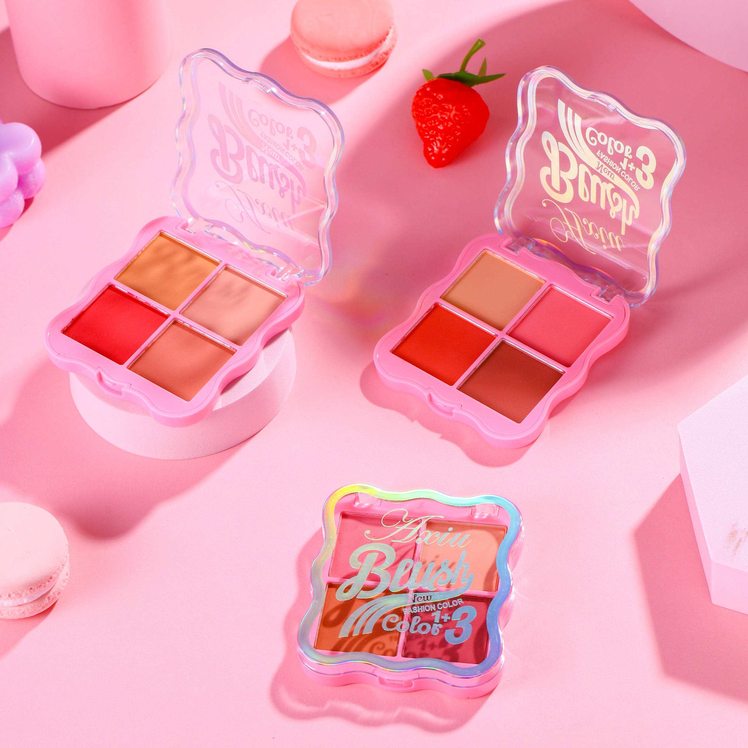 A280815-Paleta de blush com 4 cores vibrantes - 图片 4